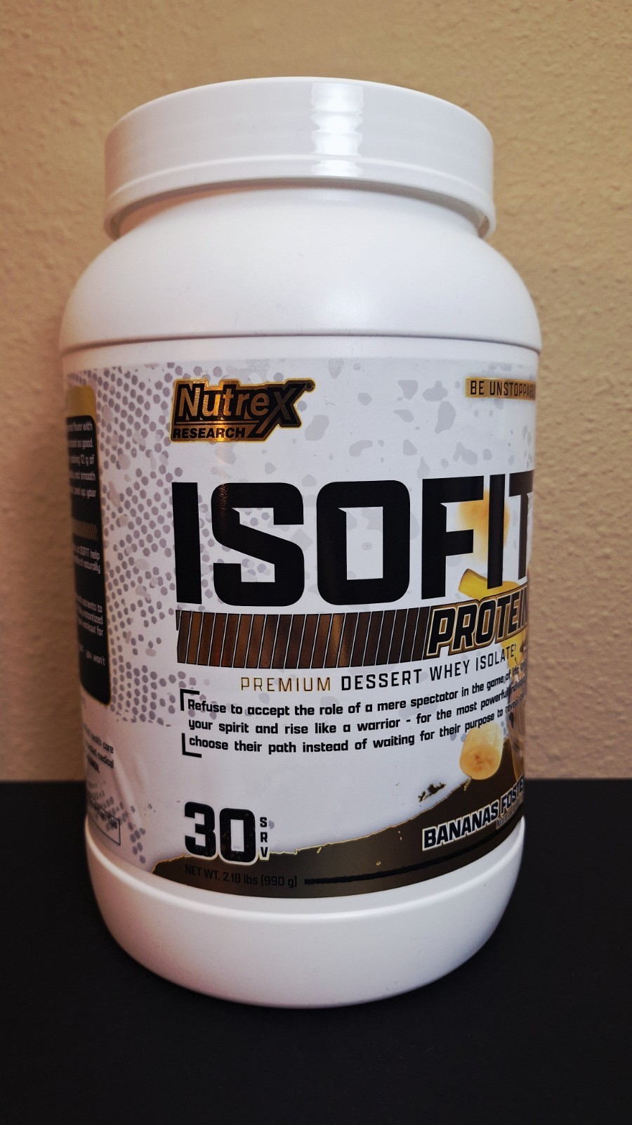 Nutrex ISOFIT Bananas Foster🍌30 Servings, 25g Protein, EAA & BCAA, 04/2028✨️