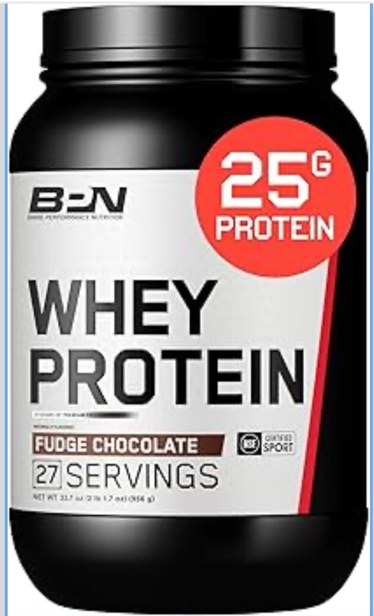 BARE PERFORMANCE NUTRITION BPN Whey Protein + Casein Protein Powder Blend Fud…