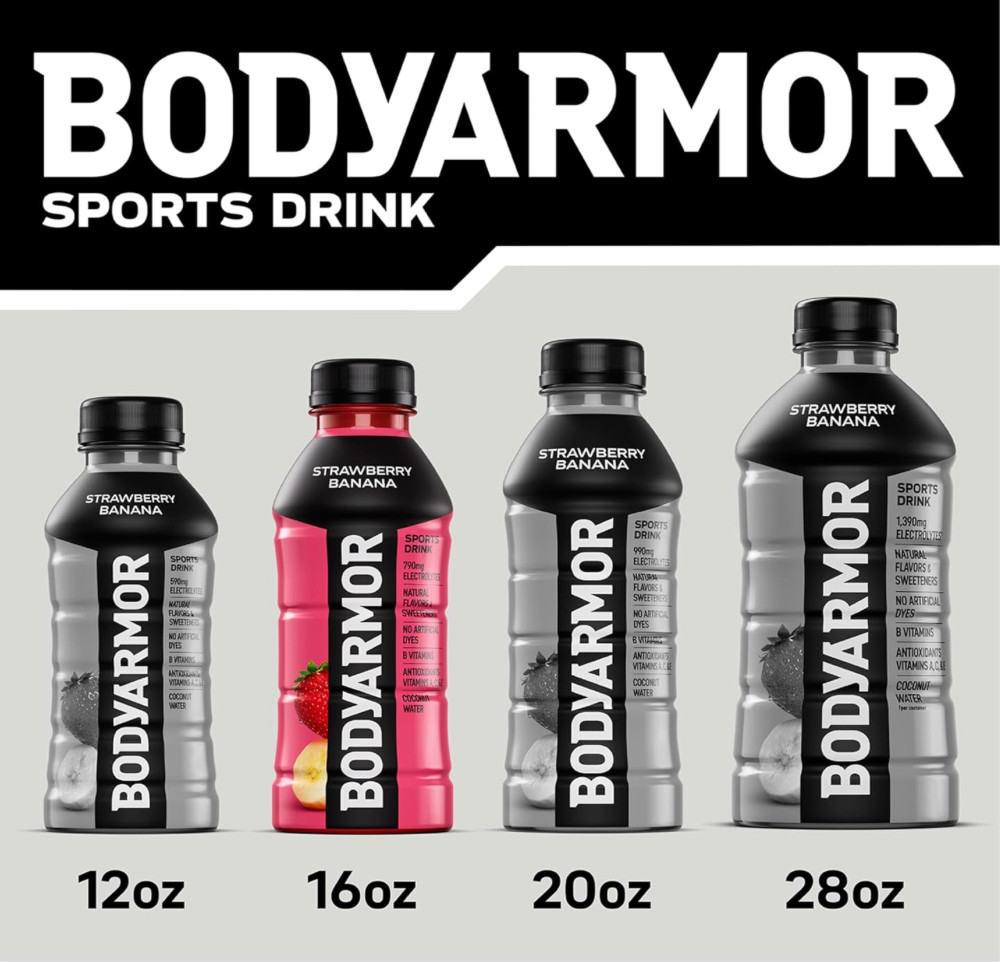 BODYARMOR Sports Drink, Orange Mango, Electrolyte Drink Hydration, 16 Fl Oz Bott
