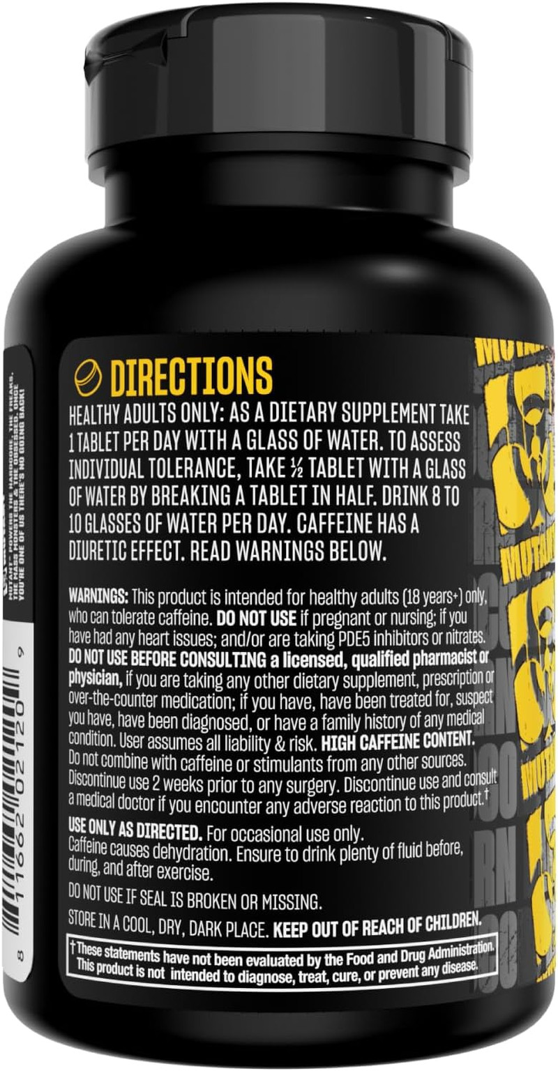 Caffeine Pills – Pharmaceutical-Grade Pure Caffeine Supplement for Boosting Ener