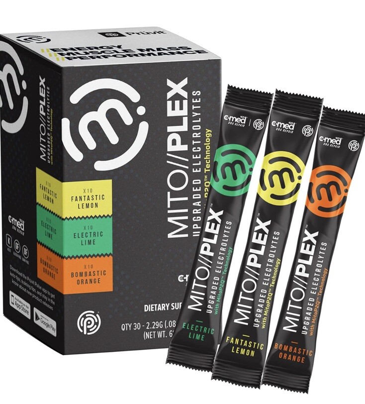 MITO PLEX Upgraded Electrolytes by Pruvit Citrus Variety – 30 packets