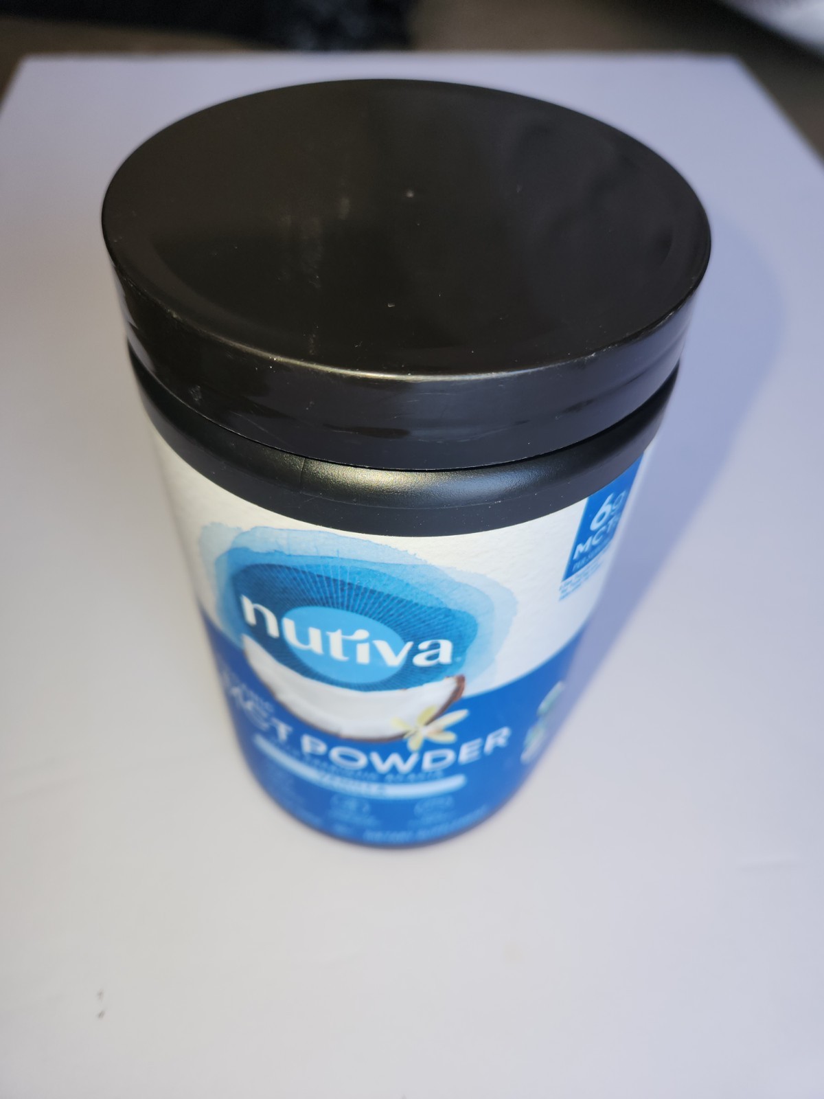 Organic MCT Powder Vanilla NUTIVA 10.6 oz BB 7/2026 NEW