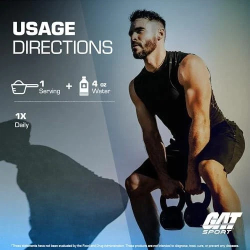 GAT SPORT Creatine Monohydrate Powder – Boost Strength, Brain Health, and – 300*