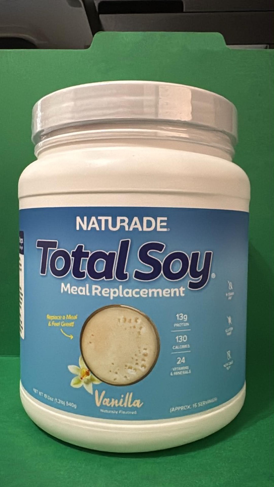 Naturade Total Soy Weight Loss Shake Vanilla 19 oz 540g Gluten-Free EXP:12/2027