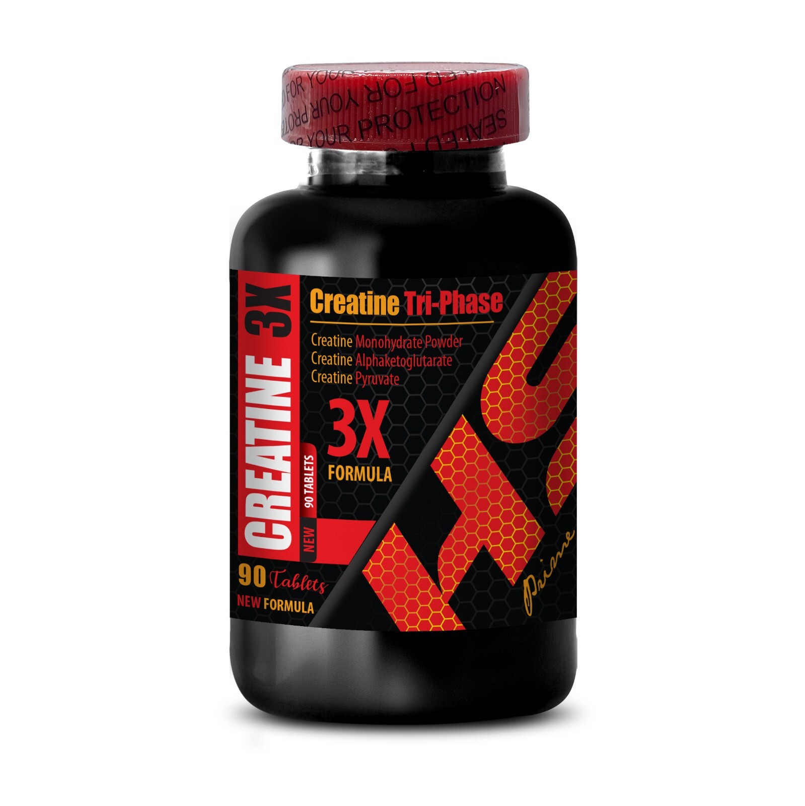 muscle gainer – CREATINE 3X – creatine monohydrate 1 Bottle 90 Tablets