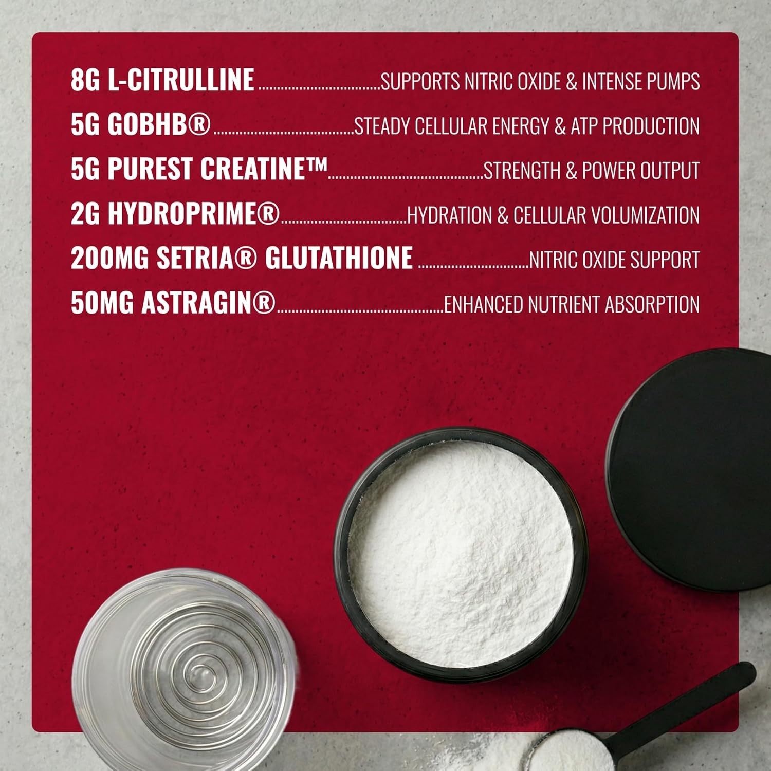 Pre Workout Powder Energy Endurance Performance 20 Servings