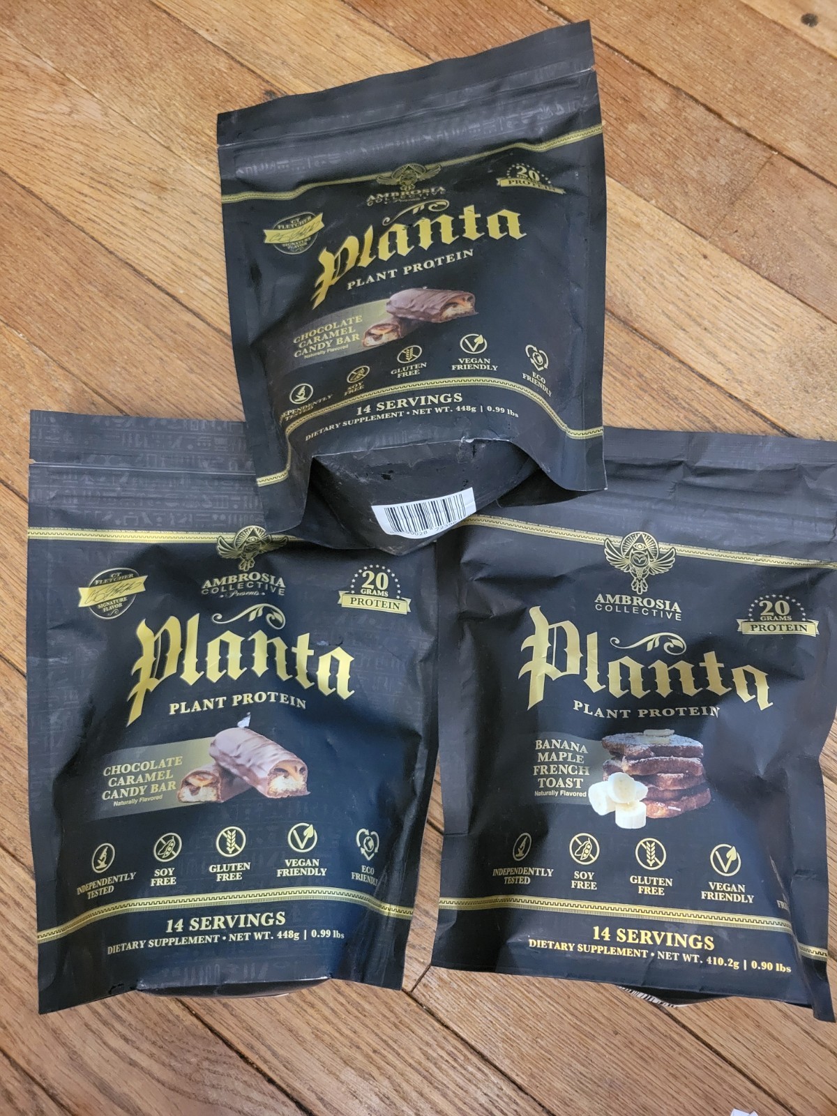 3 Planta 25g Protein 2x Choc caramel bar/1 Banana Maple French Toast 1/27exp