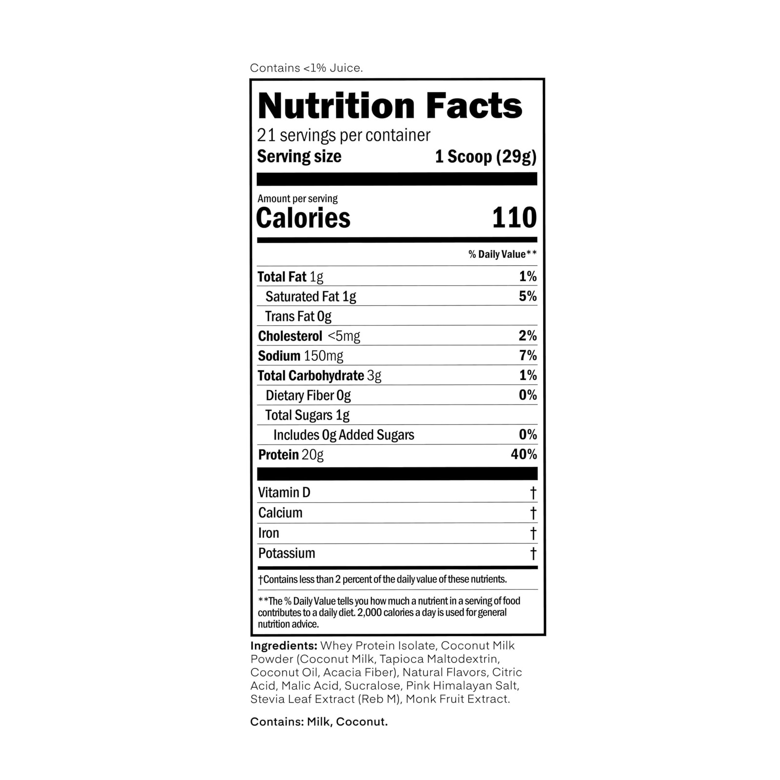 Oath Nutrition Clear Whey Isolate Protein Powder Frosty Lemonade 20g Protein