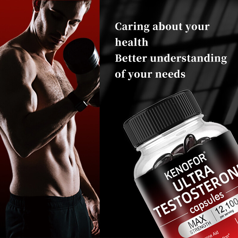 Nitric Oxide & Ultra Testosterone 240 Capsules, Testosterone Booster, ED Support