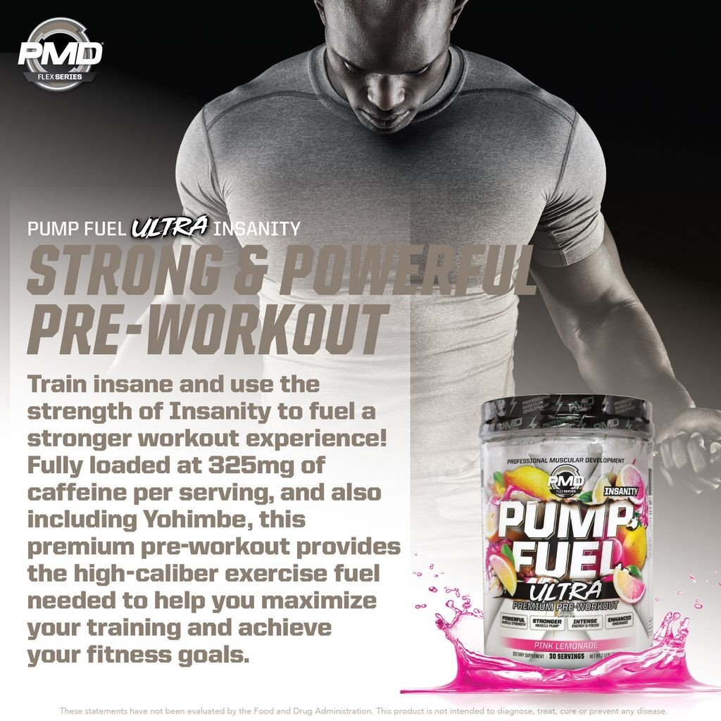 PUMP FUEL ULTRA INSANITY GLYCO LOAD PRE WORKOUT – Pink Lemonade (30 Servings)