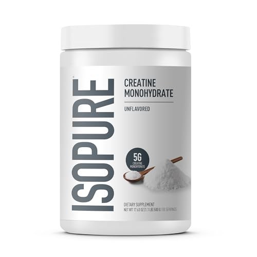 Creatine Monohydrate Powder 5g 100 Servings Unflavored 1.1lb