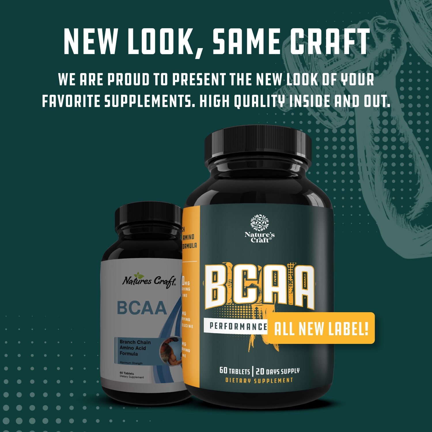 Branch Chain Amino Acids Supplement – Vegan BCAA Capsules Post Workout Muscle