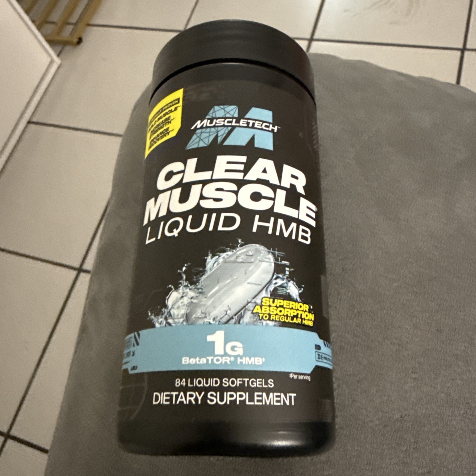 Clear Muscle LIQUID HMB Muscletech 42 Softgels brand new