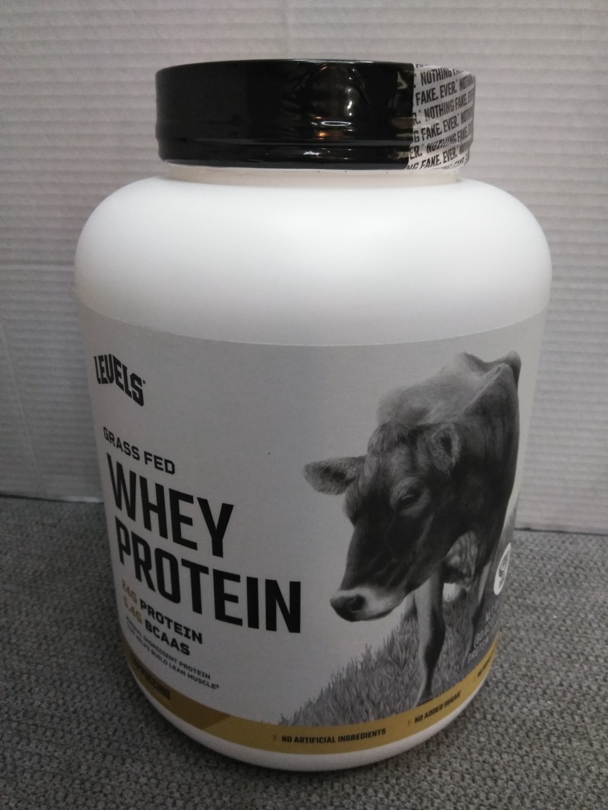 NEW Levels Whey Protein Powder, Cappuccino, 5 lb, 24g Protein (SEALED)
