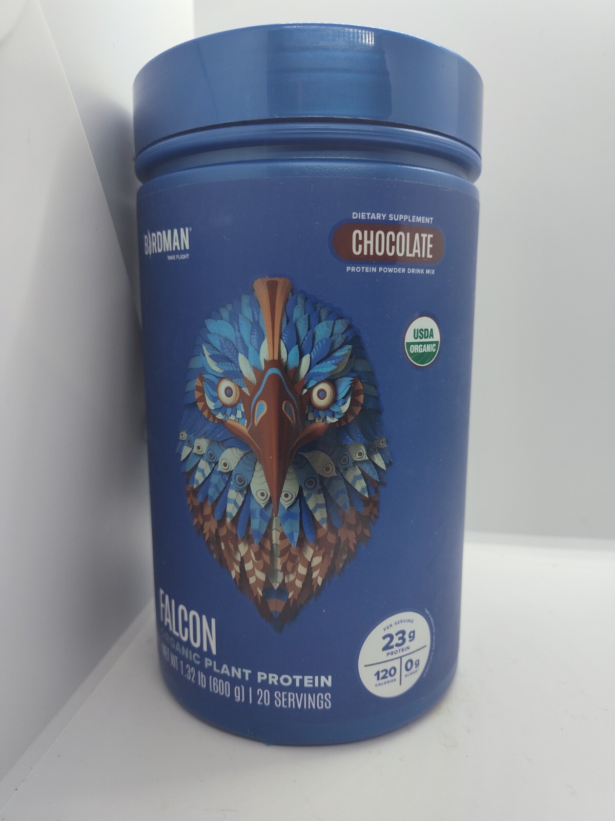 BIRDMAN Peacock Vegan Protein Powder Complete Plant Based Meal Replacement 11/26