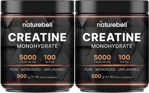 Creatine Monohydrate Powder 1000g 200 Servings Micronized Pure Unflavored