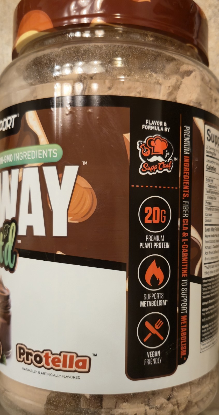 MuscleSport LEAN WAY PLANT’D PROTEIN 2lb ( 25 Servings ) Protella BEST BY 10/26