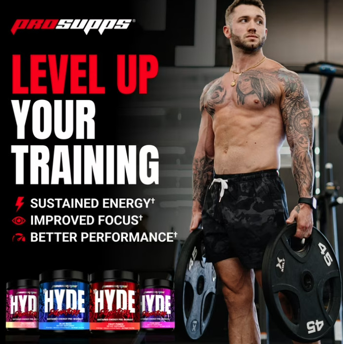 ProSupps Mr. Hyde Signature Pre-Workout Powder Blue Razz 14.7 oz