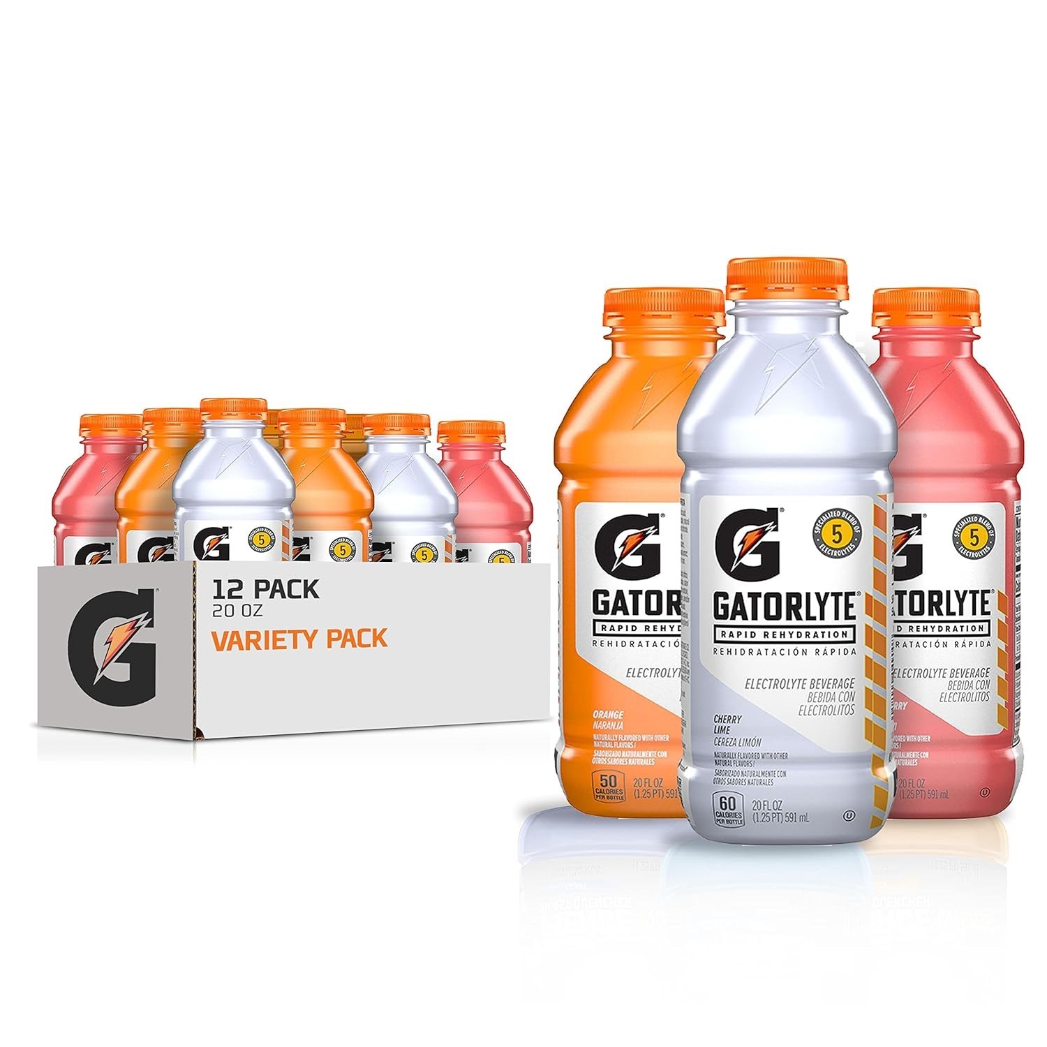 Gatorade Hydration Drink, Variety Pack, 20oz Bottles 12 Pack