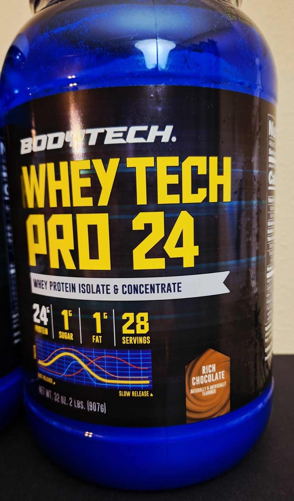 WheyTech Pro 24, Chocolate 🍫, 24g Protein, 2lbs, 28 Servings, 11/2027✨️