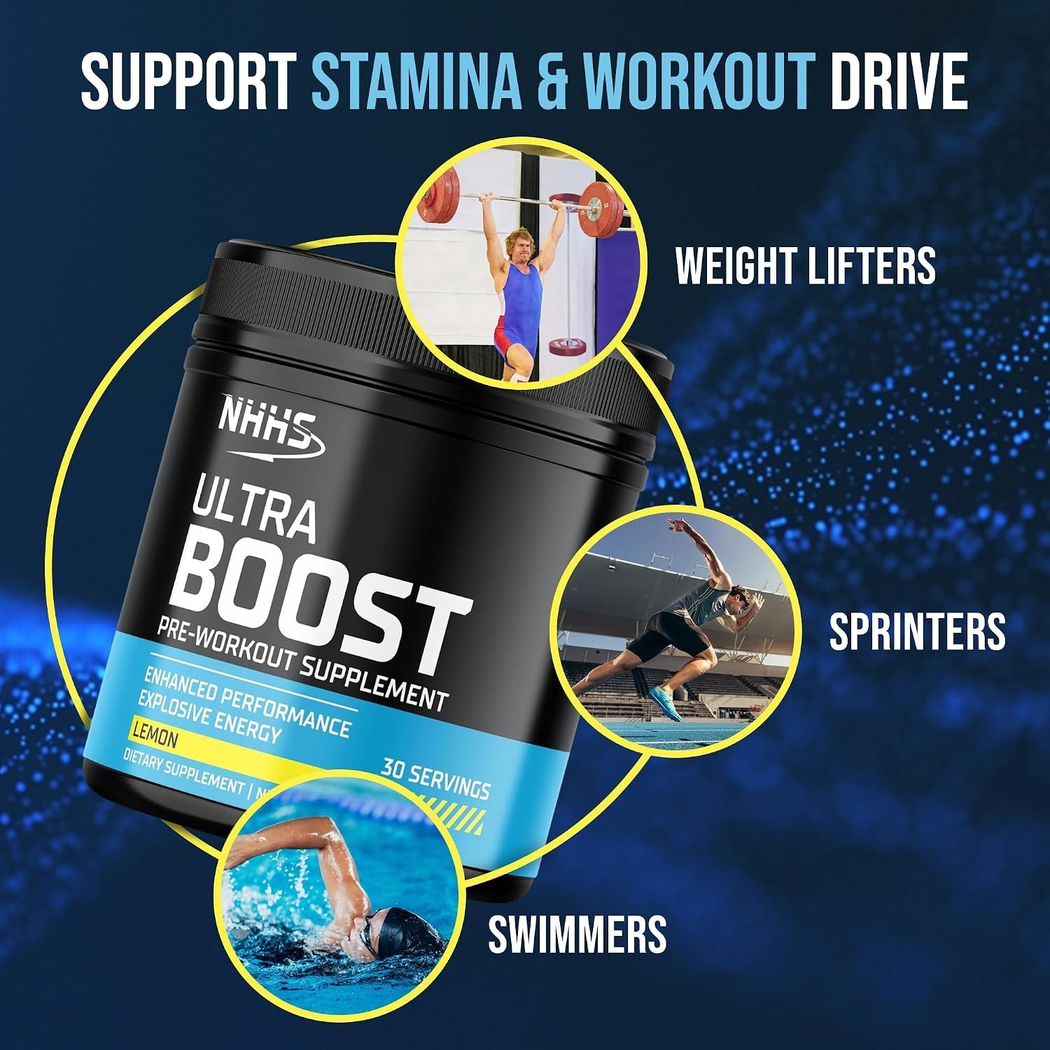 Ultra Boost Lemon Pre-Workout Powder: Clean, Explosive Energy & Performance i…