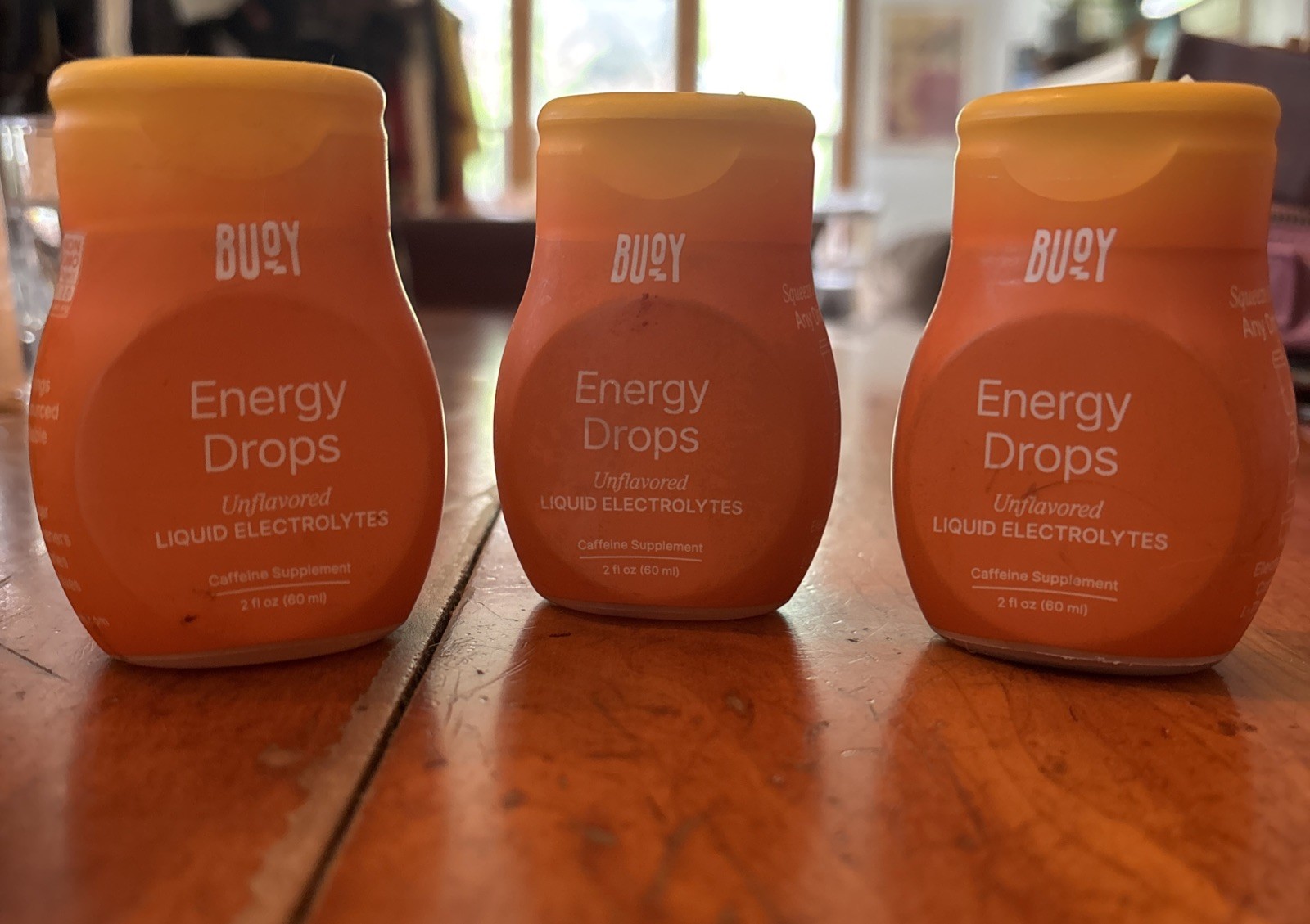 Buoy Energy Drops Unflavored Liquid Electrolytes 2oz 3pk