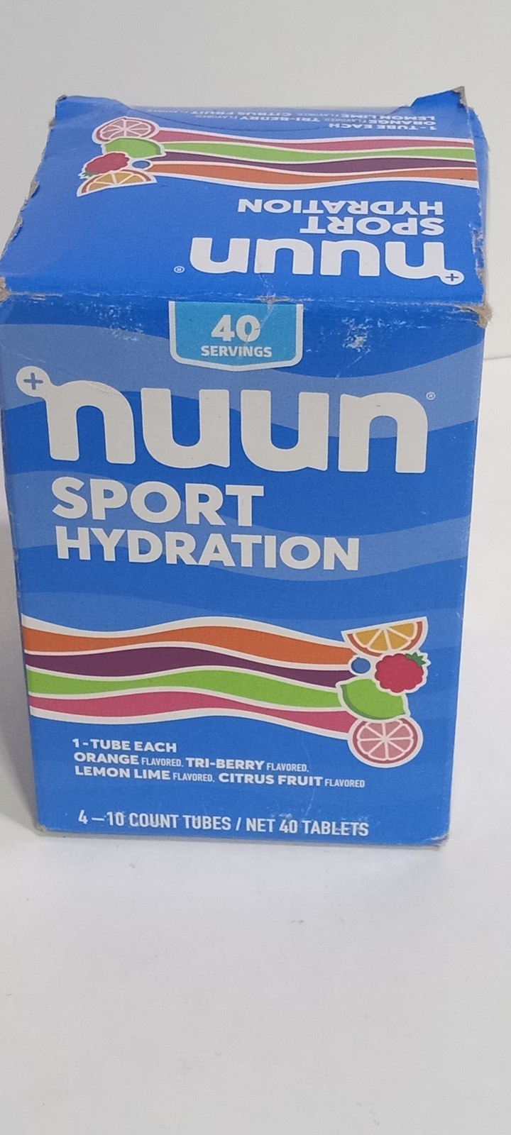 Nuun Sport Hydration Electrolyte Drink Tablets – 40 Servings (4×10 Count Tubes)