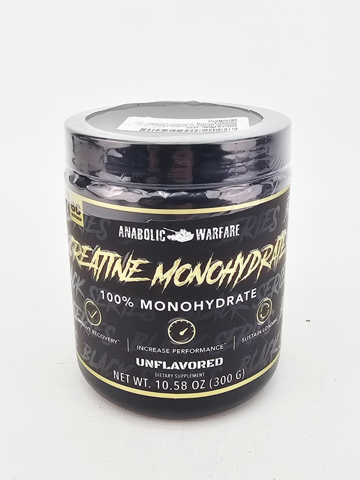Anabolic Warfare 100% Creatine Monohydrate Unflavored Workout 10.58 oz BB12/25