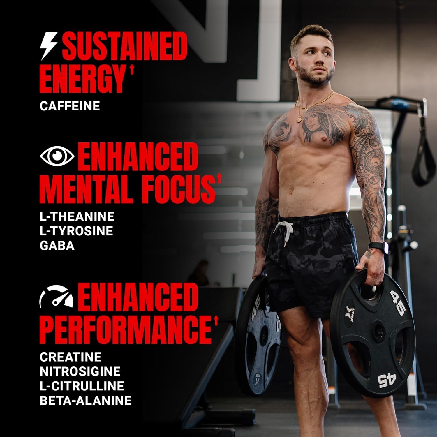 PROSUPPS Mr. Hyde Signature Pre Workout Powder with Creatine, Beta Alanine