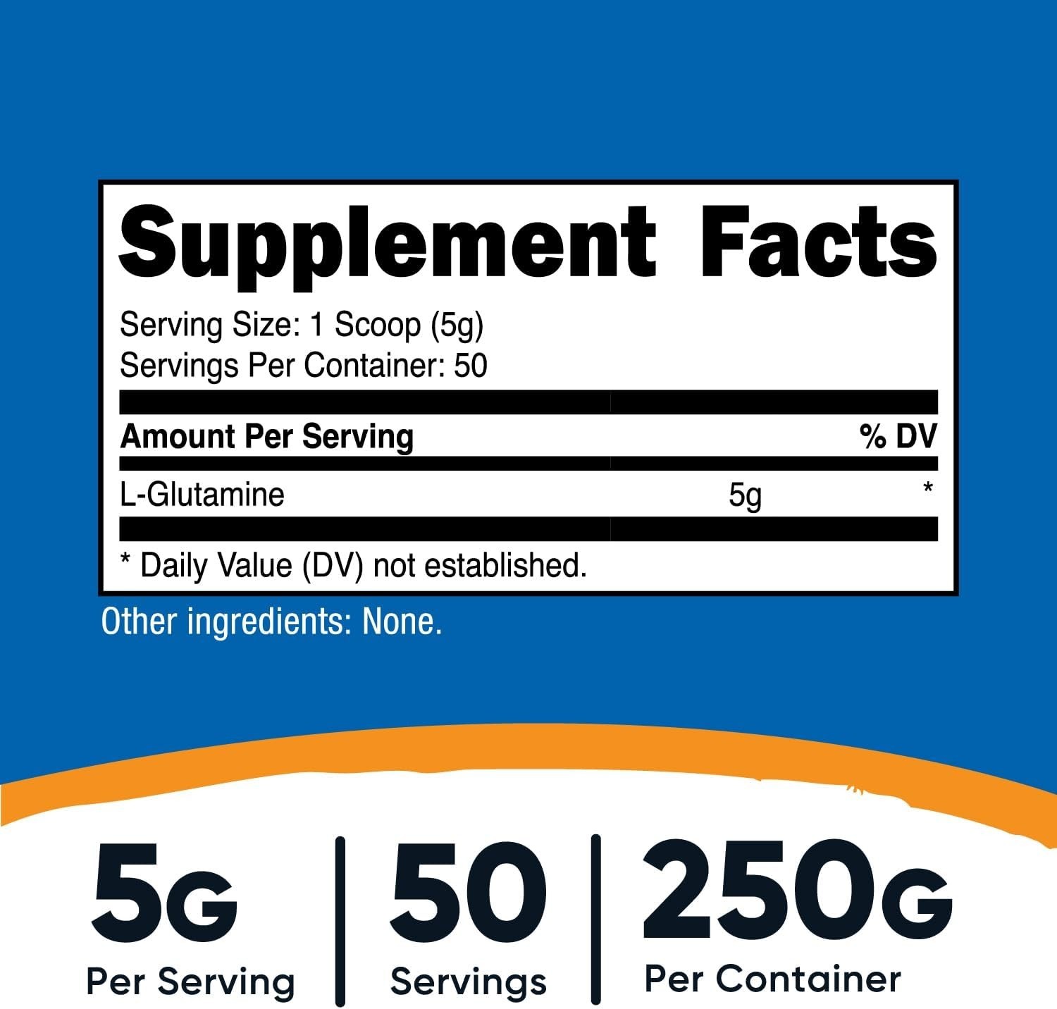 PureLute L-Glutamine Powder – 250g for Gut Support & Recovery