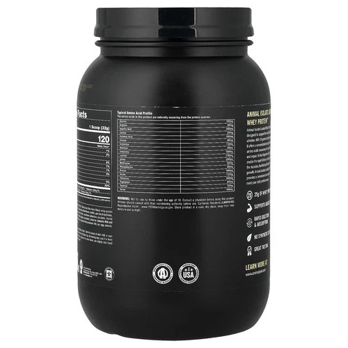ANIMAL Isolate Loaded Whey Protein Frosted Cinnamon Bun 2 lb Muscle Recovery