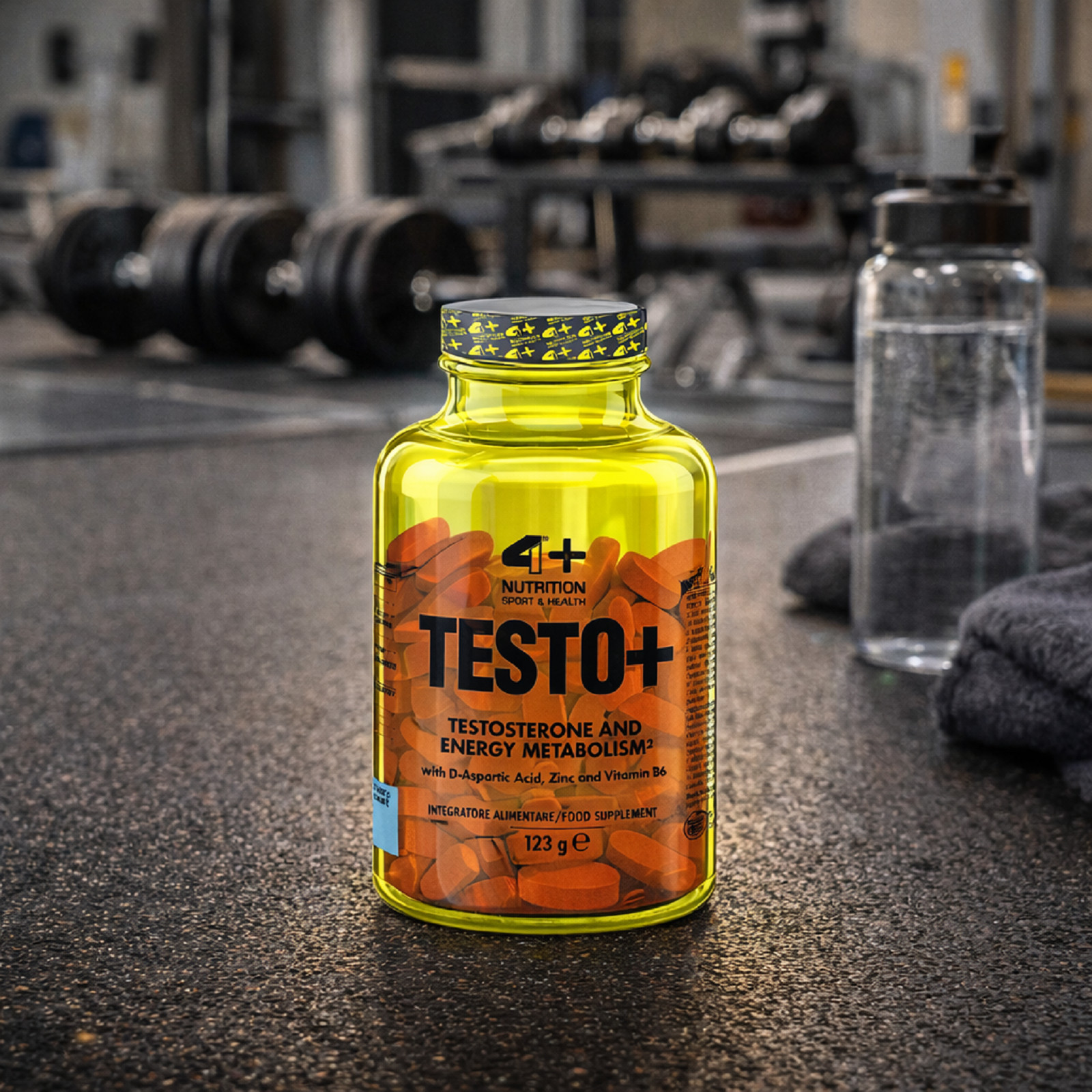 4+ NUTRITION TESTO+ 90 TAB- Natural Testosterone Booster- Testosterone Tablets