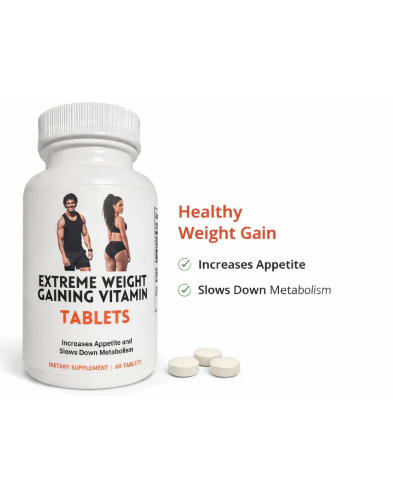 Weight Gain Supplement Appetite Booster Gain Weight Fast Healthy Weight Support