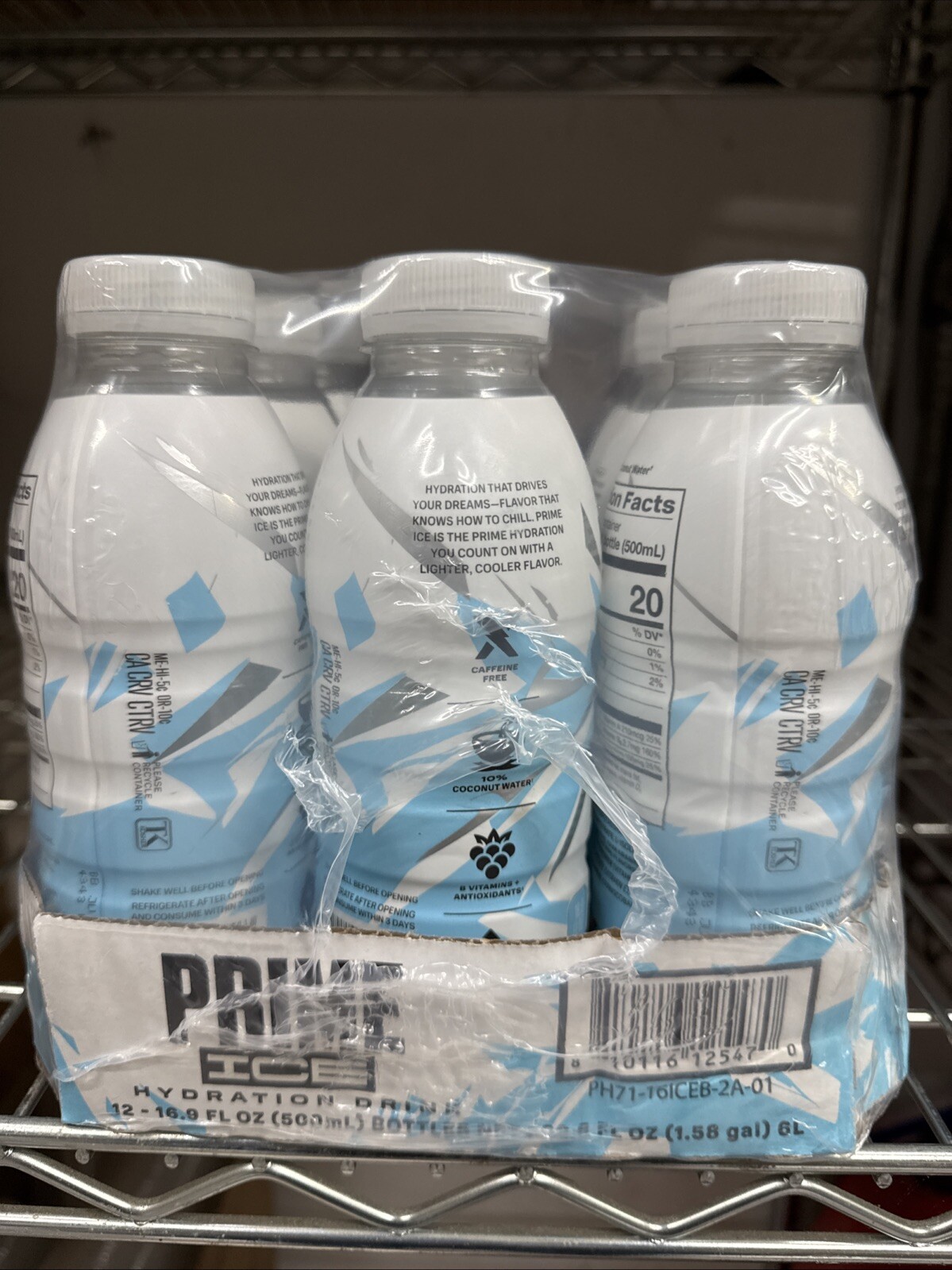 PRIME HYDRATION Drink (16.9oz) Sealed Case – Blue Chill