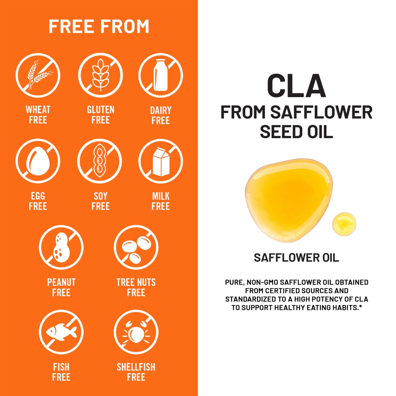 NatureWise CLA 1250 – Conjugated Linoleic Acid Supplement for Women and Men, …