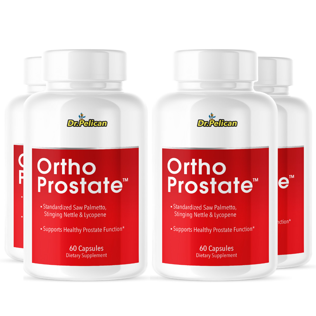 Ortho Prostate- Prostate Support- 4 Bottles- 240 Capsules