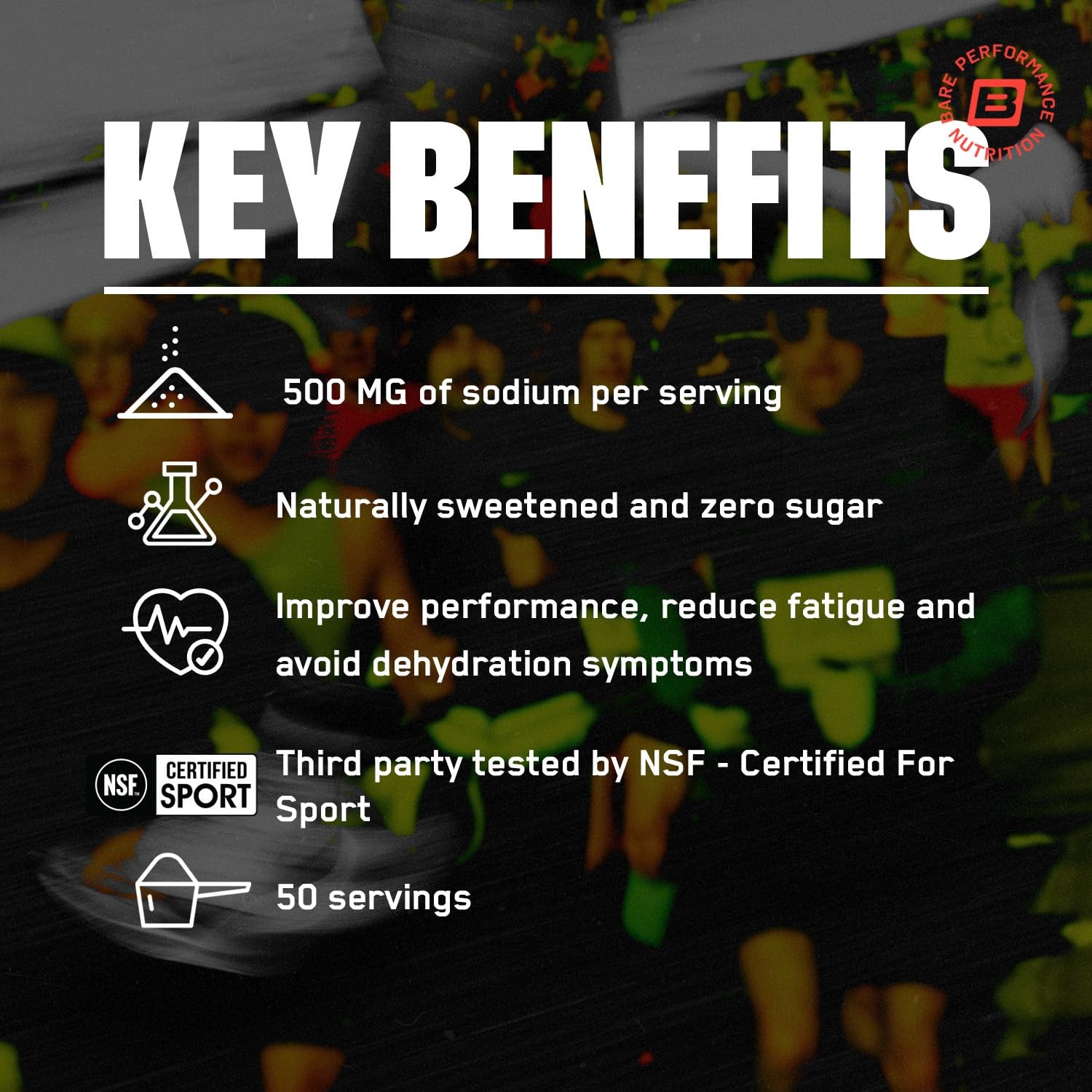Bare Performance Nutrition Bpn Electrolytes Hydration Drink Mix Sugar
