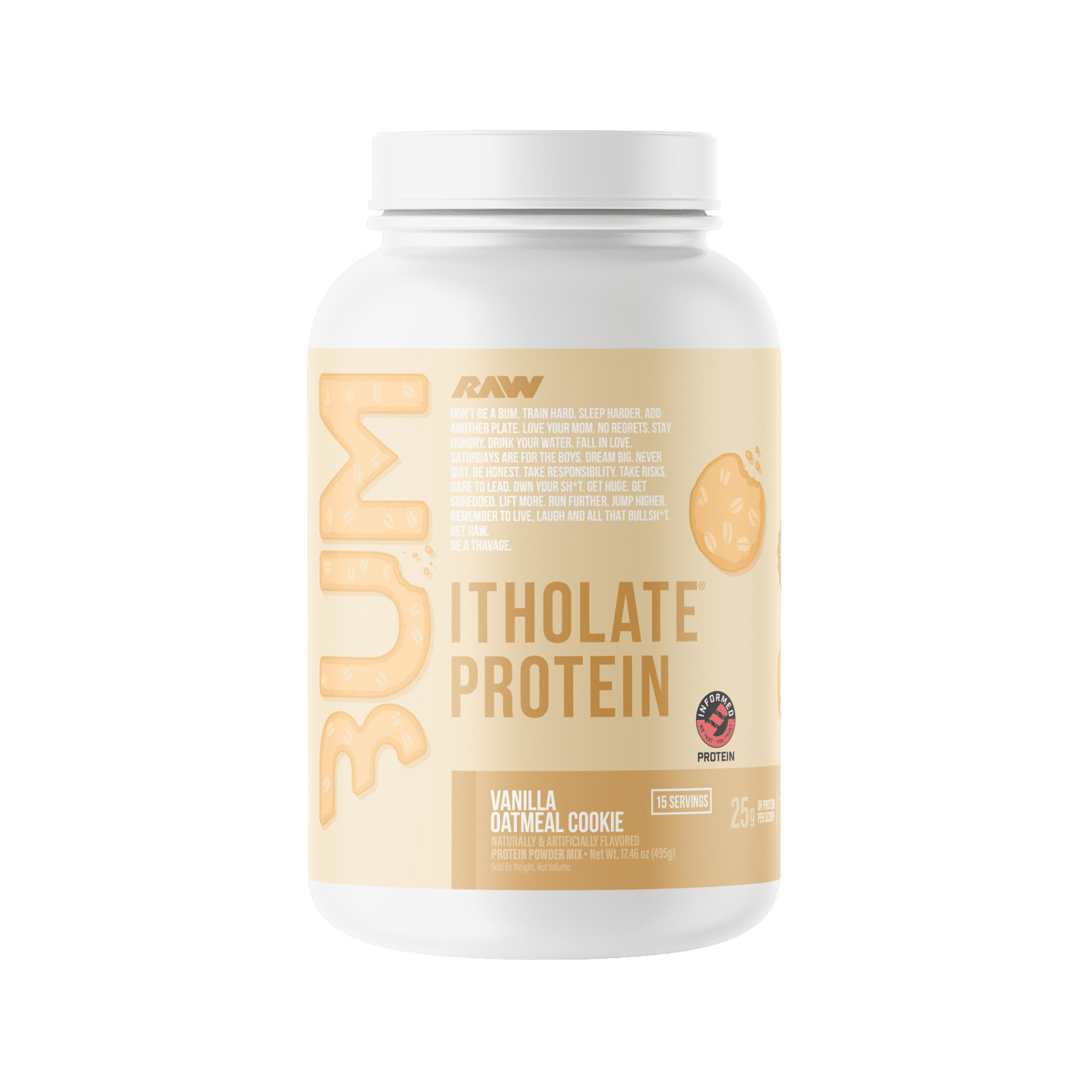 Raw Nutrition BUM Itholate Protein Powder, Growth & Recovery