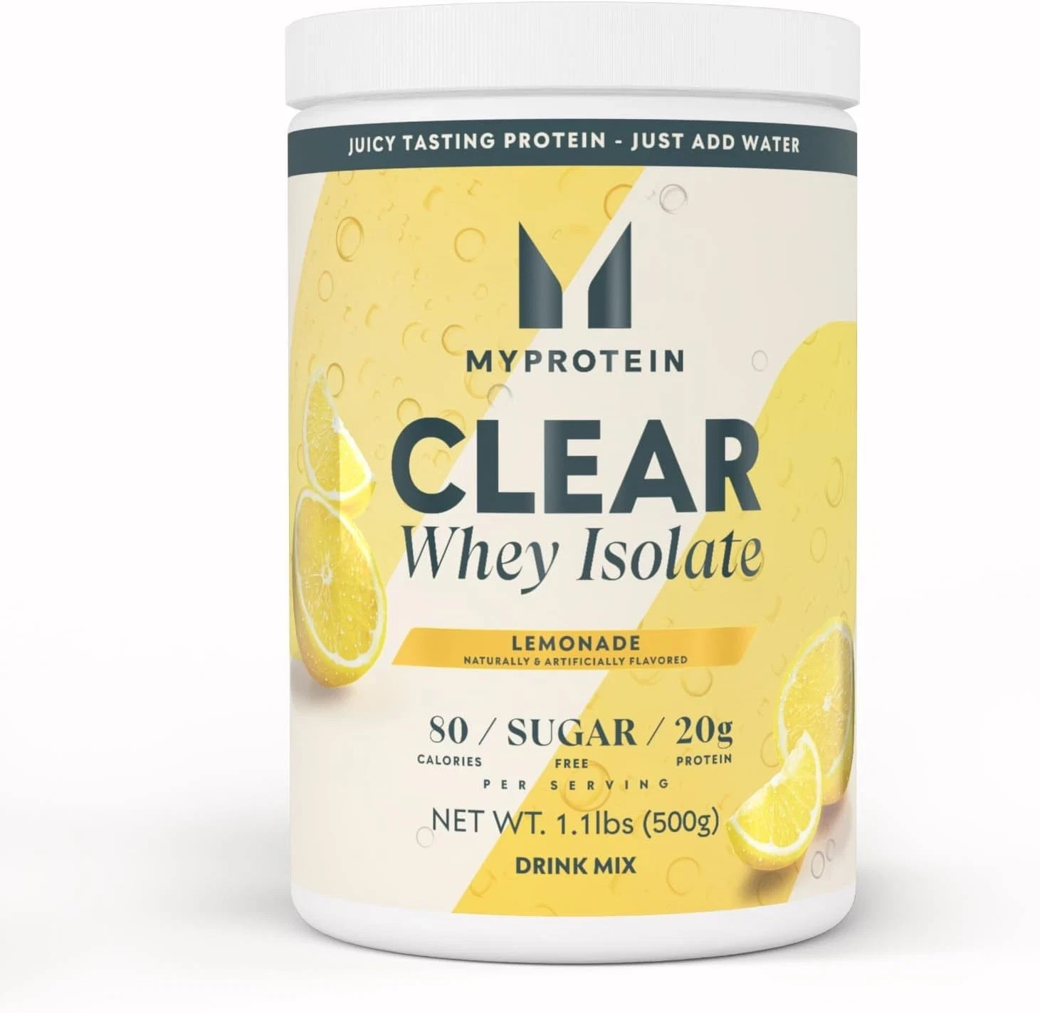 Clear Whey Isolate Protein Powder, Lemonade, 20 Servings, 1.1lbs NEW w/Free Ship