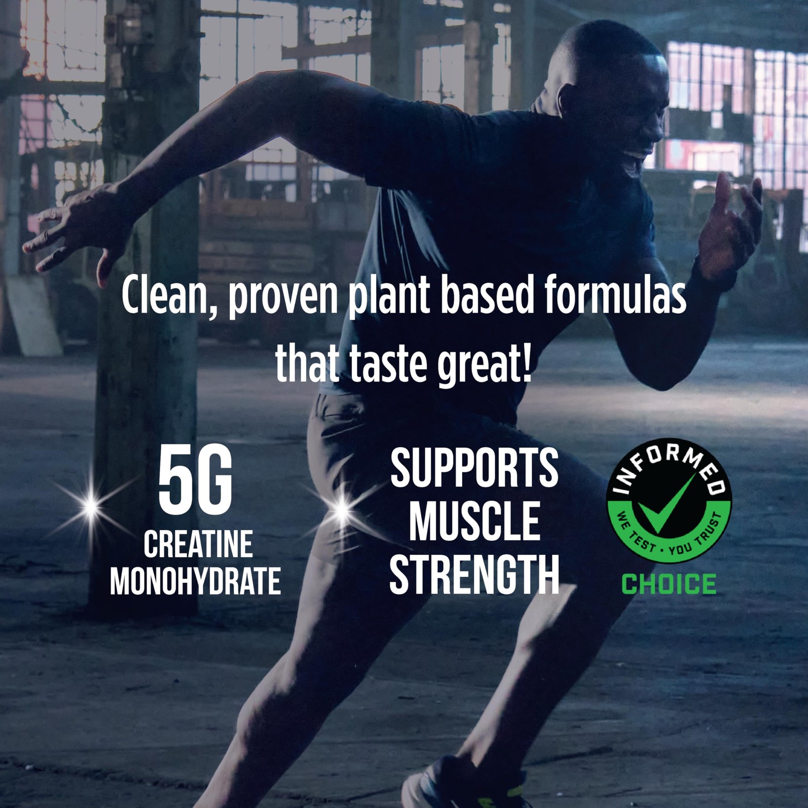 Vega Creatine Monohydrate Capsules, 5g Micronized Creatine Powder per Serving…