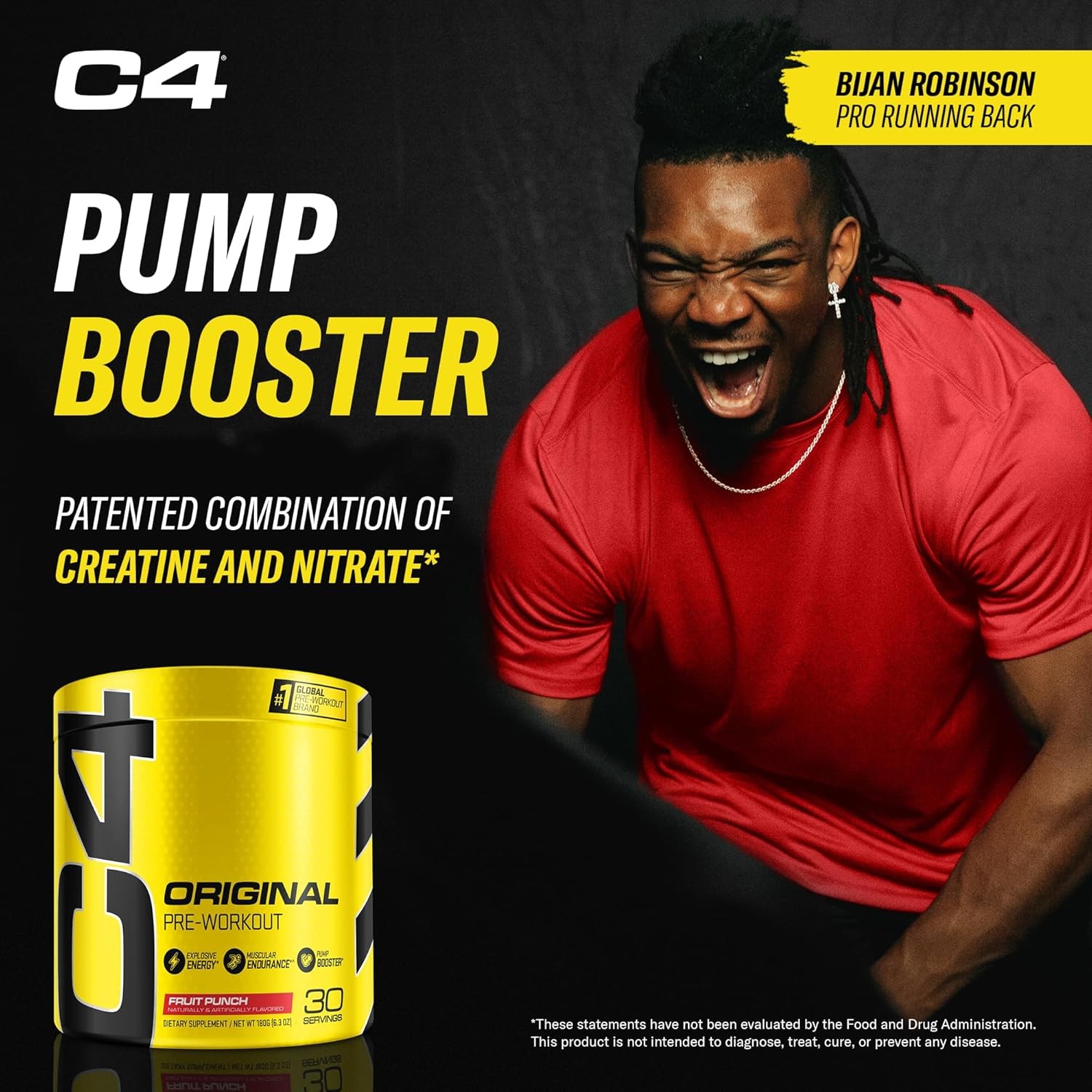 Cellucor Original Pre Workout Powder Fruit Punch | Vitamin C for Immune Support