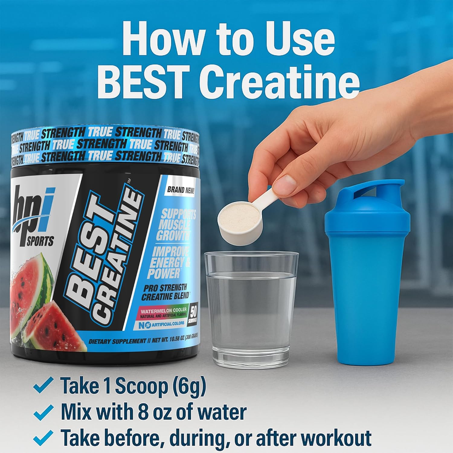Best Creatine – Creatine Monohydrate Powder for Men & Women, Himalayan Salt – St
