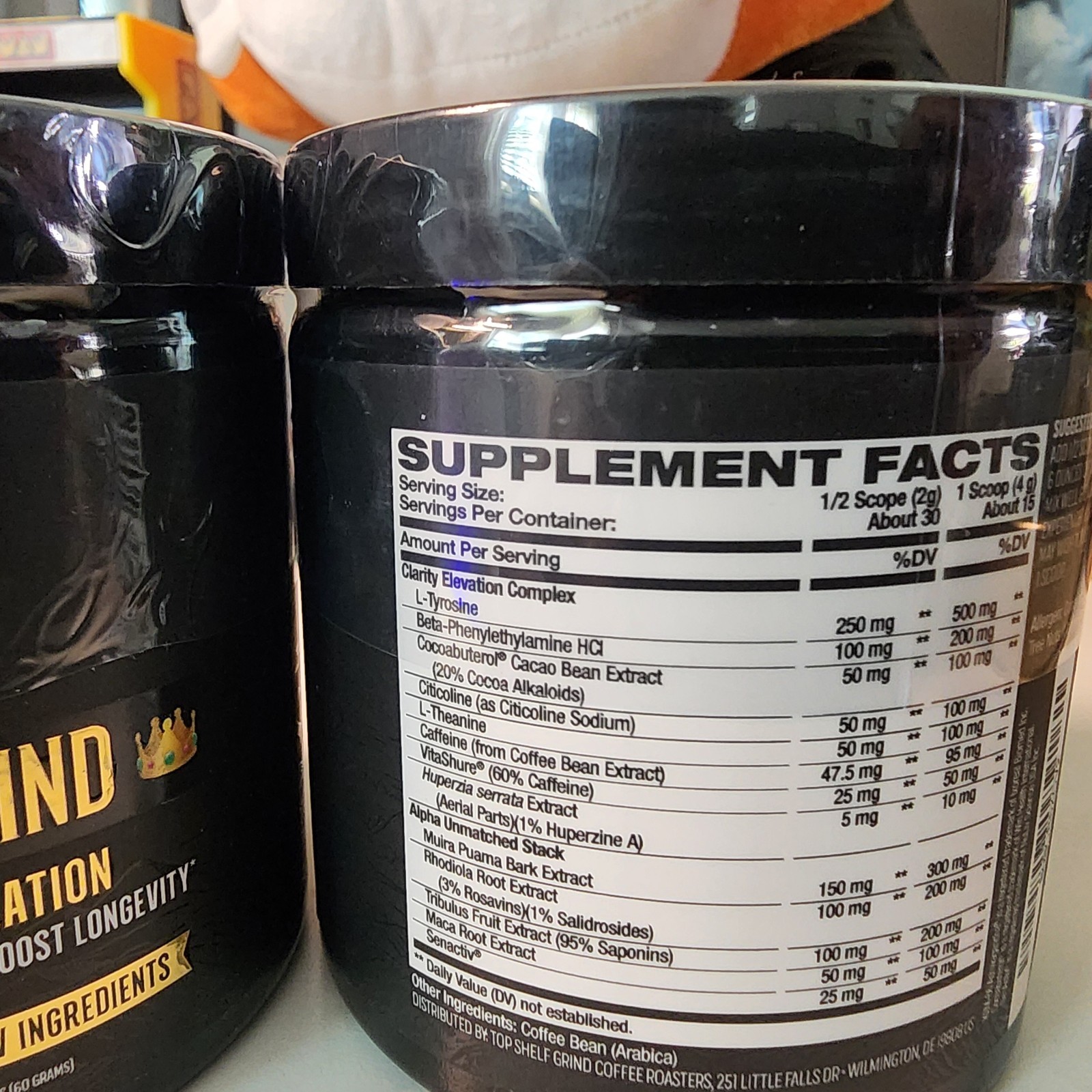 Alpha Grind 100% Arabica Coffee + RAW Gym Stack Pre-Workout Energy Powder