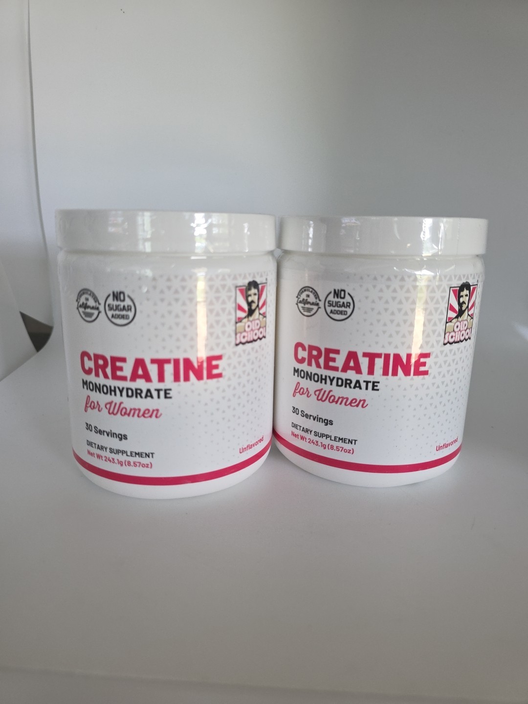 Lot Of 2 Creatine Monohydrate Powder for Women Booty Gain +2000mg Collagen