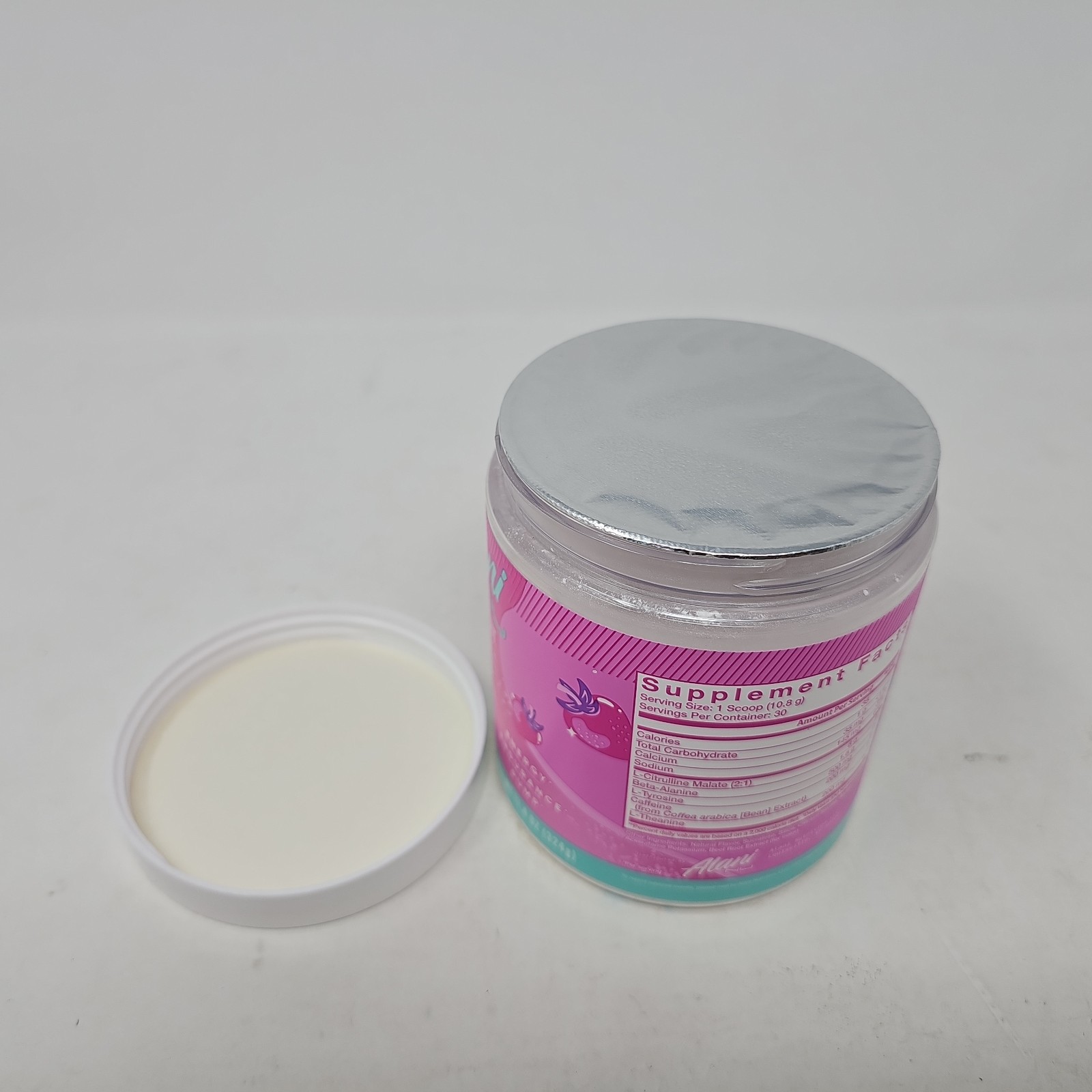 Alani Nu Pre Workout Powder Pink Slush 30 Servings 11.4 Oz. Exp 02/2028