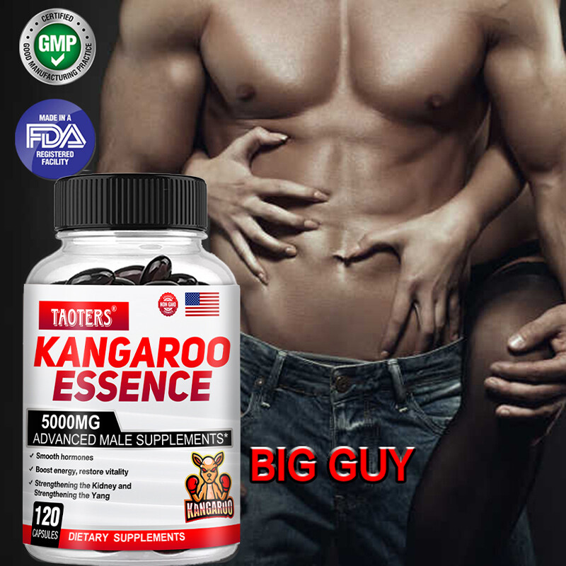 New Zealand Kangaroo Essence w/ Maca 120 Capsules Support Men’s Health – NEW
