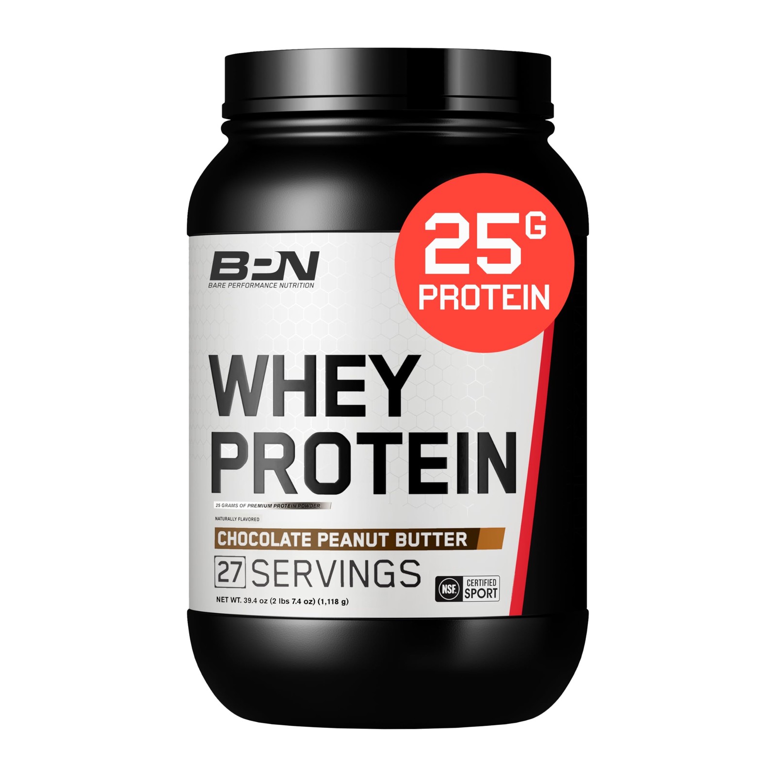 BARE PERFORMANCE NUTRITION, BPN Whey Protein + Casein Protein Powder Blend, C…