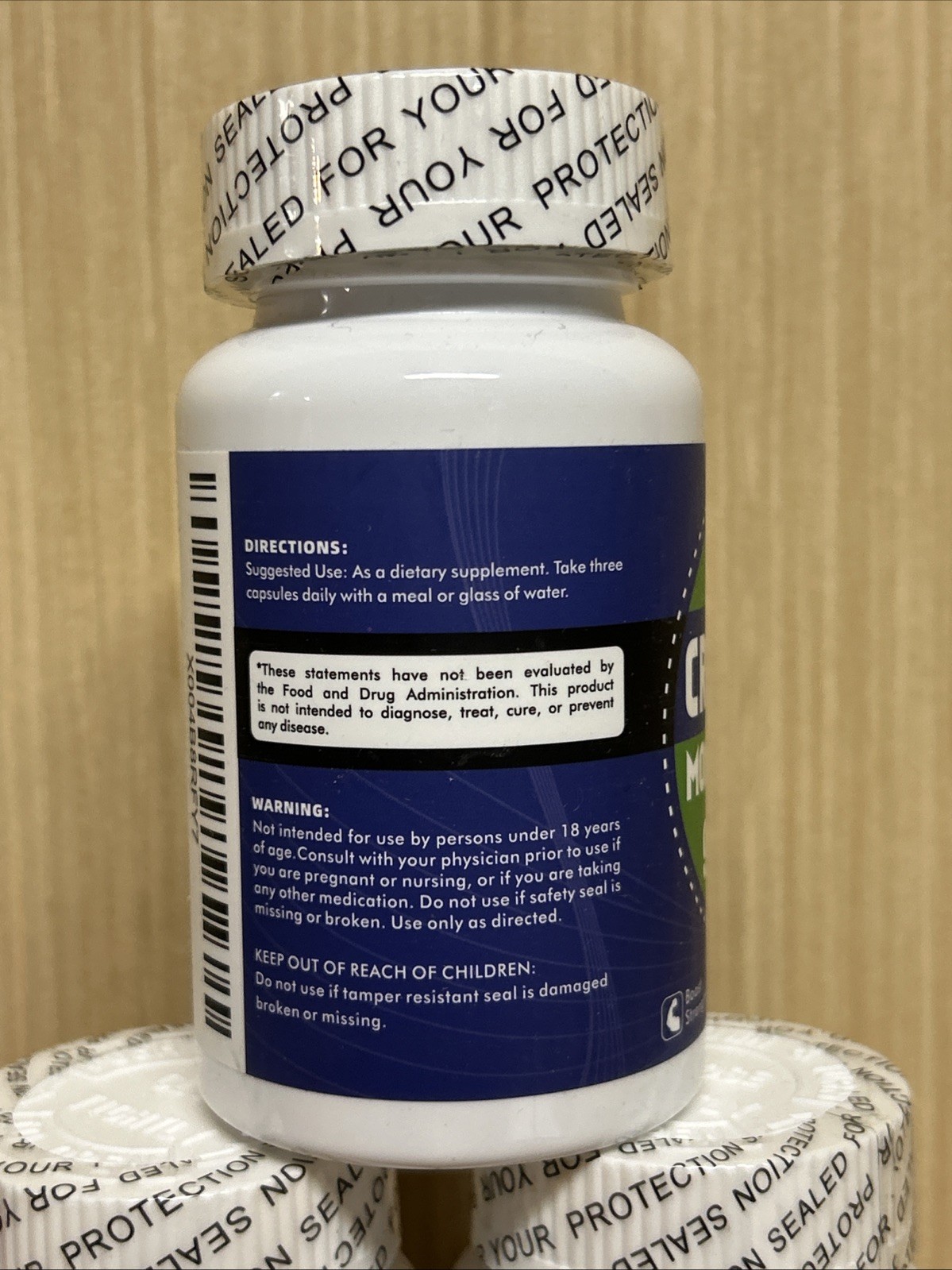 (LOT OF 3) NoavII Creatine Monohydrate Boost Strength 90 Capsules Exp. 07/2026