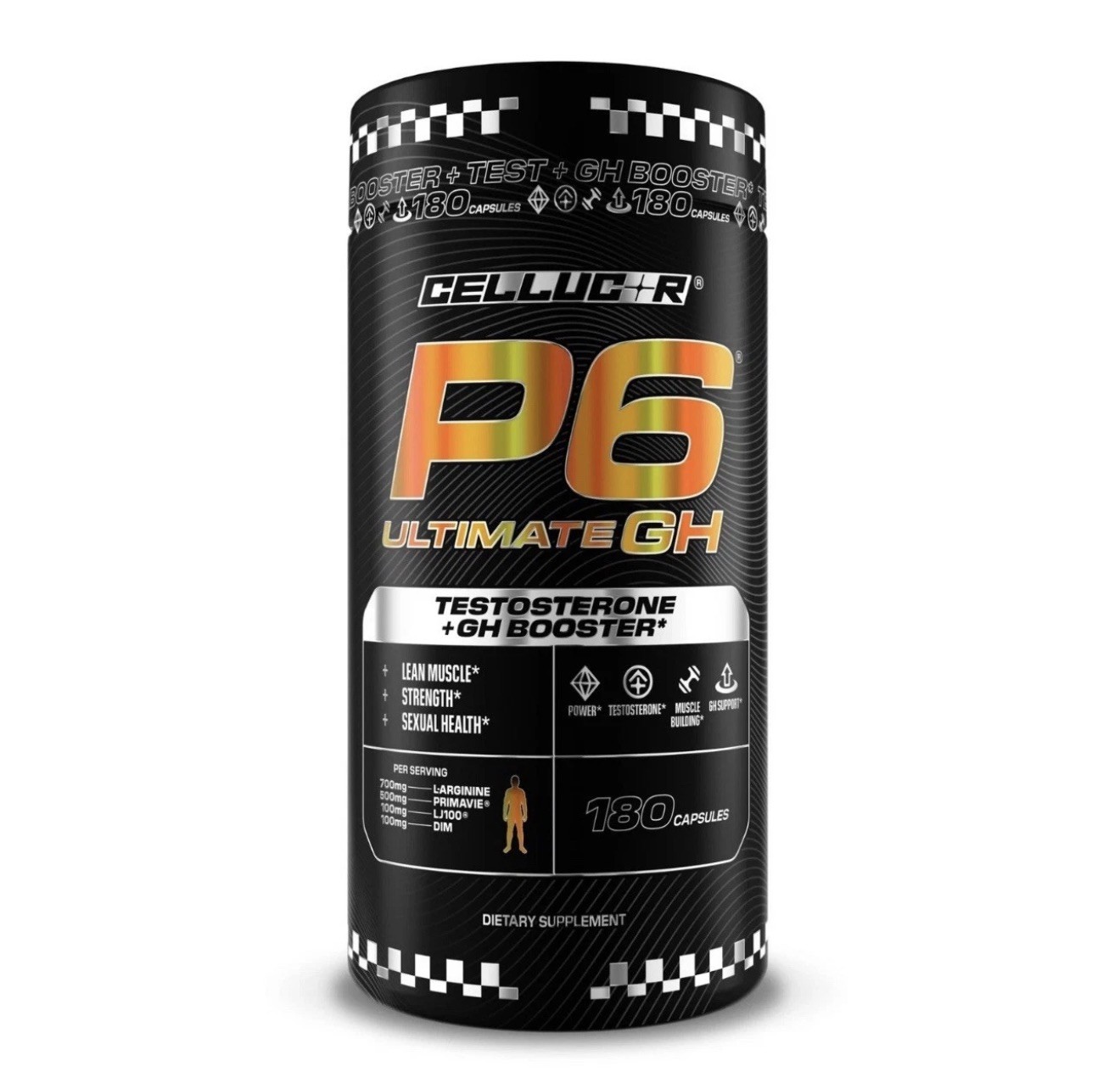 Cellucor P6 Ultimate GH Test Booster – 180 Capsules NEW EXP 10/2027
