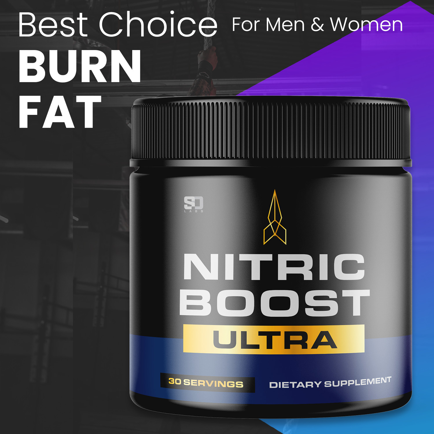 Nitric Boost Ultra Powder – Boost Energy and Support Active Lifestyles (3 Pack)